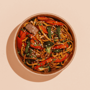 Udon Noodles with Vegetables